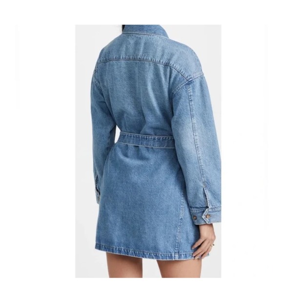 Free People Joaquin Kimono Jacket/Dress / Denim - Picture 3 of 9